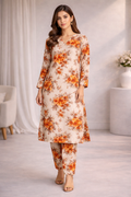 2 Pc Stitched Suit (Summer Stuff)