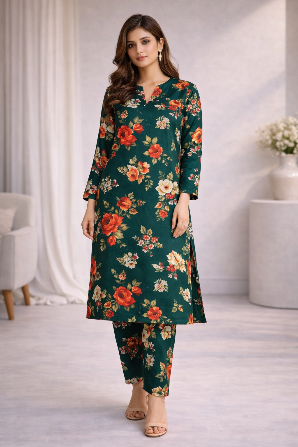 2 Pc Stitched Suit (Summer Stuff)