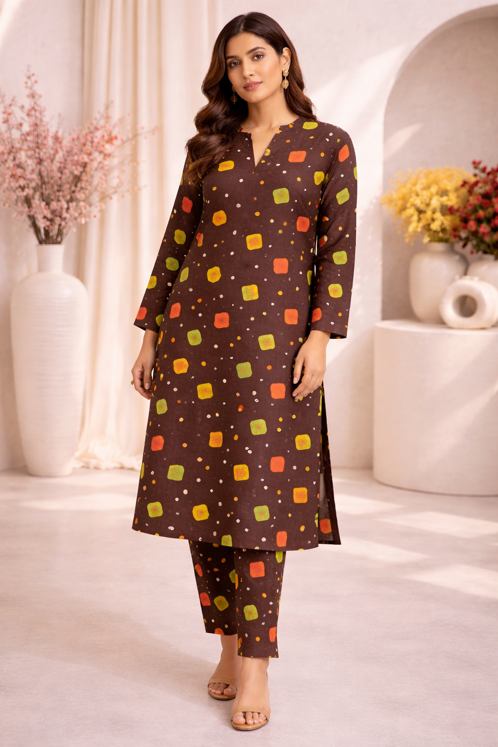 2 Pc Stitched Suit (Summer Stuff)
